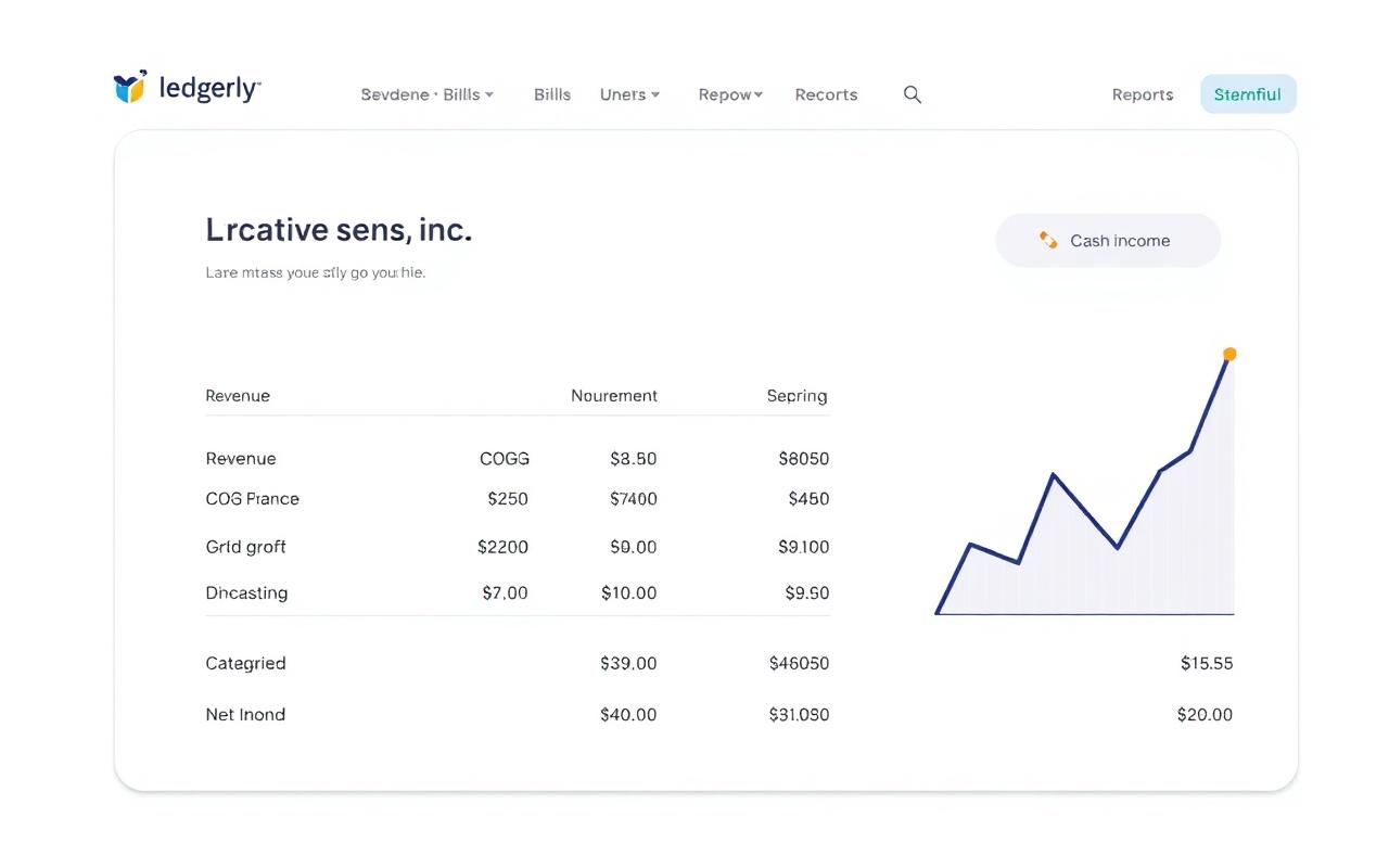 Ledgerly Books interface preview