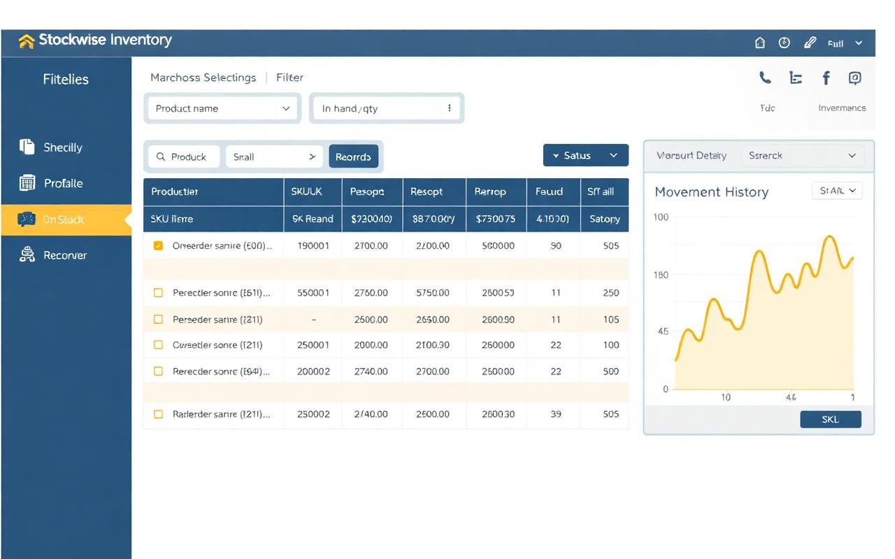 Stockwise Inventory interface preview